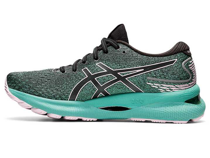 Asics GEL-NIMBUS 24 Ženske Tekaški Čevlji Črne Roza | Slovenija-0581746