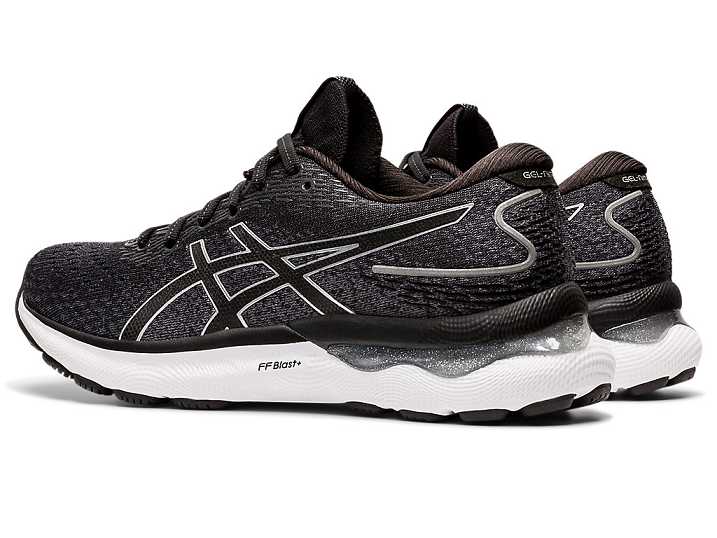 Asics GEL-NIMBUS 24 Ženske Tekaški Čevlji Črne Srebrne | Slovenija-2349185