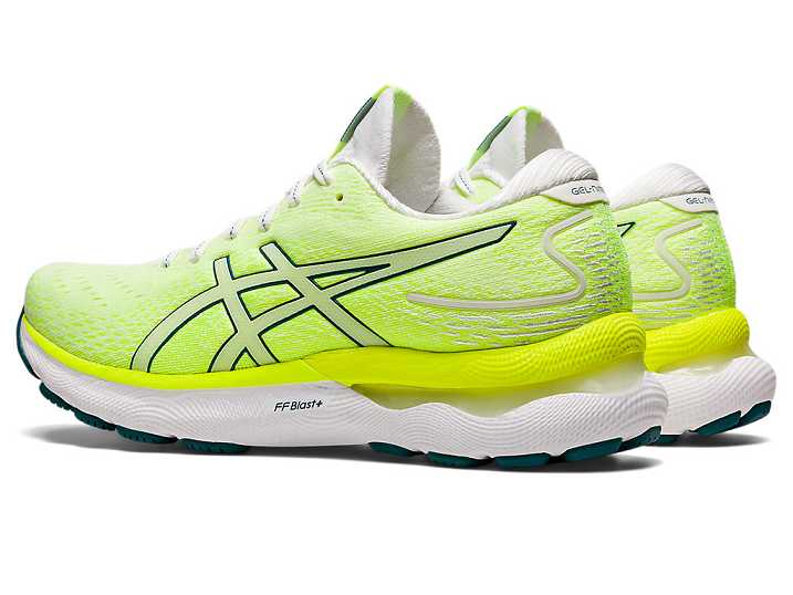 Asics GEL-NIMBUS 24 Ženske Tekaški Čevlji Bele Temno Zelene | Slovenija-3085619