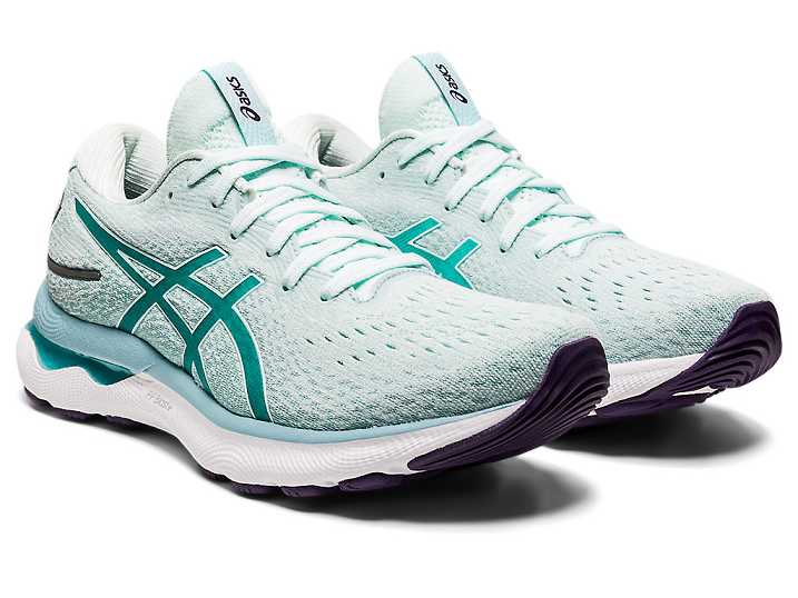 Asics GEL-NIMBUS 24 Ženske Tekaški Čevlji Svetlo Turkizna | Slovenija-6218709