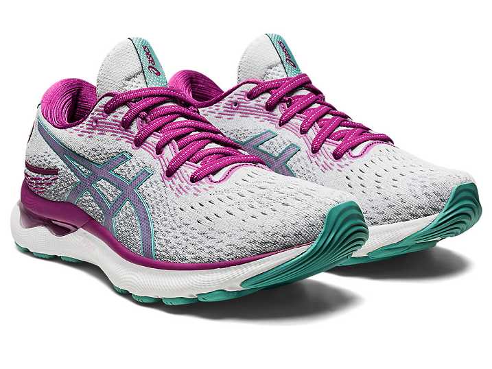 Asics GEL-NIMBUS 24 Ženske Tekaški Čevlji Temno Sive Olivno Zelene | Slovenija-9074365