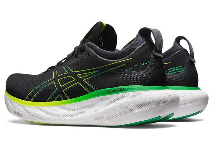 Asics GEL-NIMBUS 25 Moški Tekaški Čevlji Črne Svetlo Zelene | Slovenija-1076349