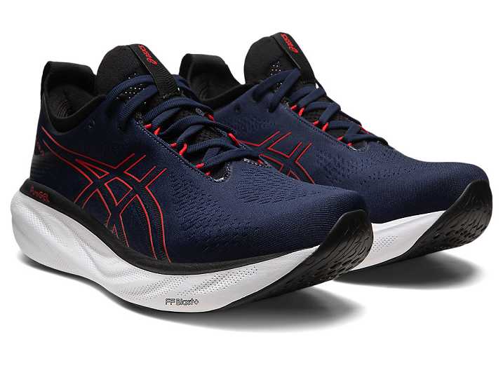 Asics GEL-NIMBUS 25 Moški Tekaški Čevlji Temno Modre Rdeče | Slovenija-2948576