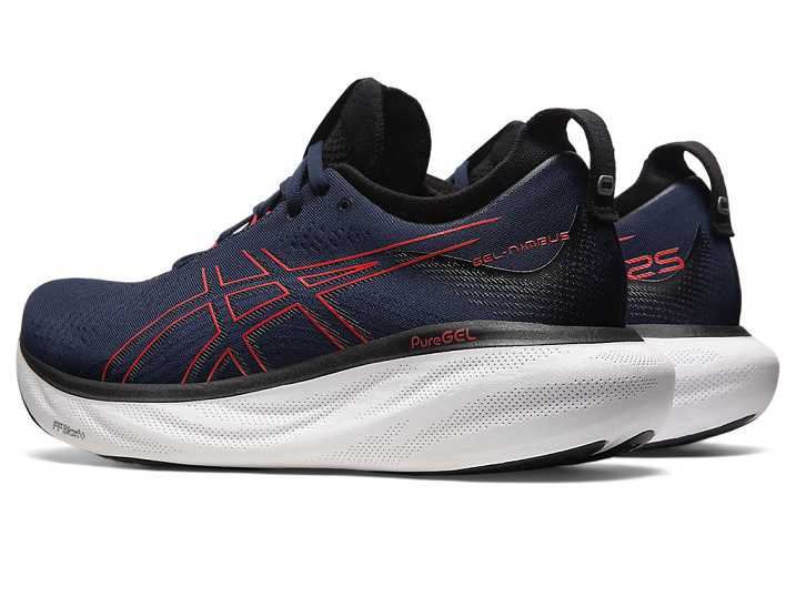 Asics GEL-NIMBUS 25 Moški Tekaški Čevlji Temno Modre Rdeče | Slovenija-2948576