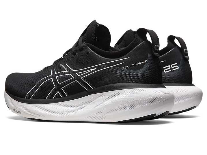 Asics GEL-NIMBUS 25 Moški Tekaški Čevlji Črne Srebrne | Slovenija-3071549