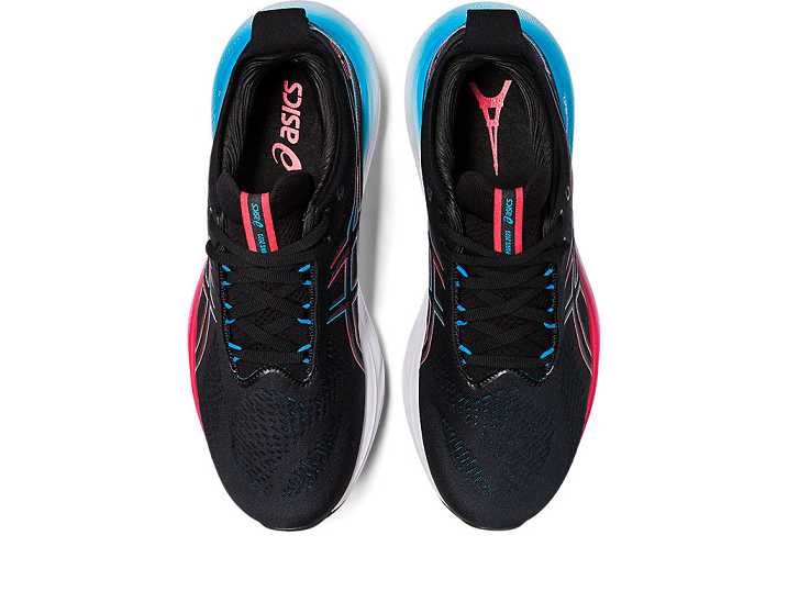 Asics GEL-NIMBUS 25 Moški Tekaški Čevlji Črne Rdeče | Slovenija-6210785