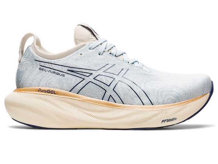 Asics GEL-NIMBUS 25 NAGINO Ženske Tekaški Čevlji Kremna | Slovenija-7210853