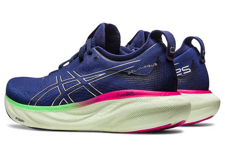 Asics GEL-NIMBUS 25 Ženske Tekaški Čevlji Modre Srebrne | Slovenija-2846730