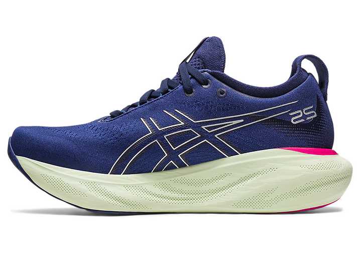 Asics GEL-NIMBUS 25 Ženske Tekaški Čevlji Modre Srebrne | Slovenija-2846730