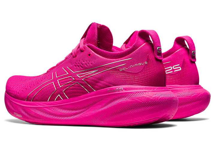 Asics GEL-NIMBUS 25 Ženske Tekaški Čevlji Roza Srebrne | Slovenija-4538096