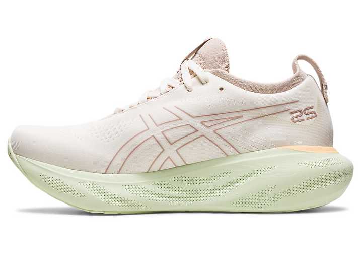 Asics GEL-NIMBUS 25 Ženske Tekaški Čevlji Kremna | Slovenija-5016983