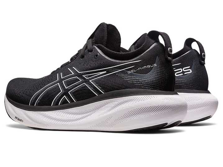 Asics GEL-NIMBUS 25 Ženske Tekaški Čevlji Črne Srebrne | Slovenija-9341562