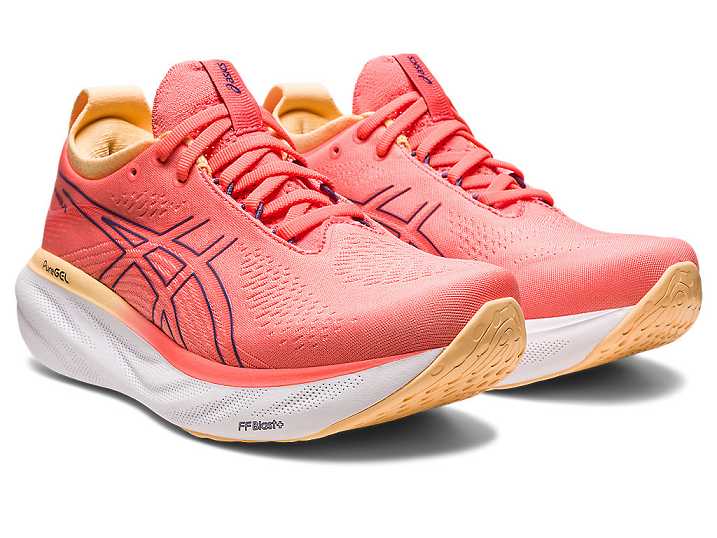 Asics GEL-NIMBUS 25 Ženske Tekaški Čevlji Oranžne Vijolične | Slovenija-9761842