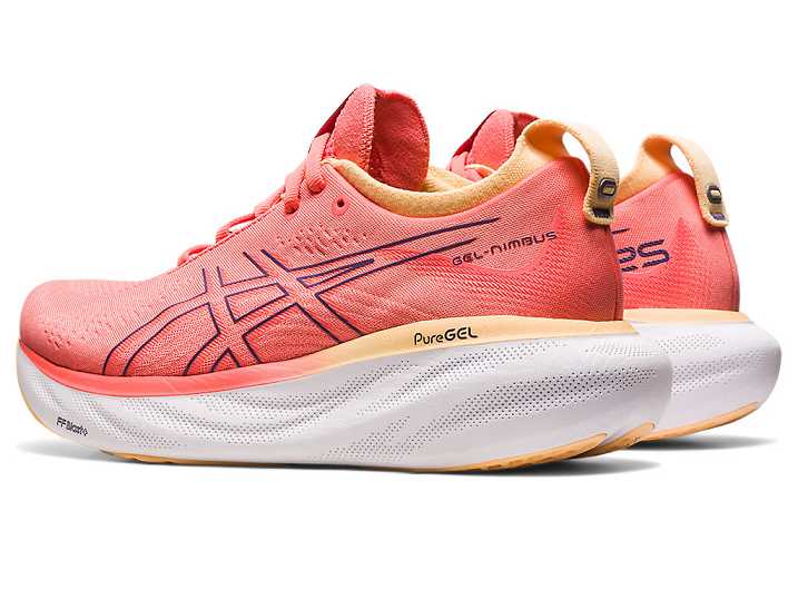 Asics GEL-NIMBUS 25 Ženske Tekaški Čevlji Oranžne Vijolične | Slovenija-9761842