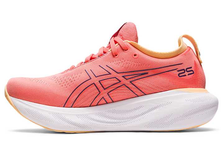 Asics GEL-NIMBUS 25 Ženske Tekaški Čevlji Oranžne Vijolične | Slovenija-9761842