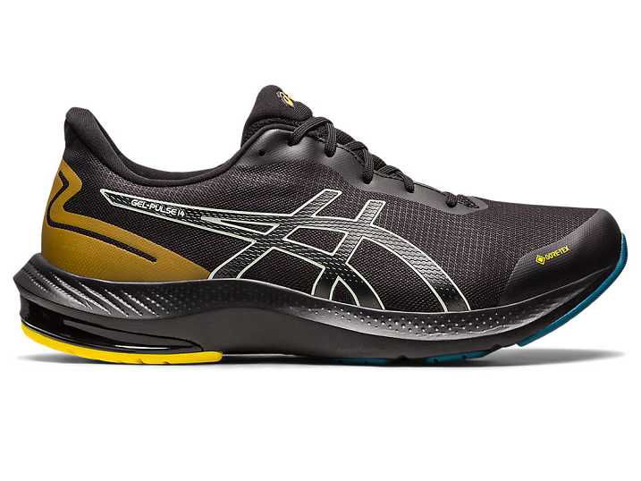 Asics GEL-PULSE 14 GTX Moški Tekaški Čevlji Črne Zelene | Slovenija-3841029