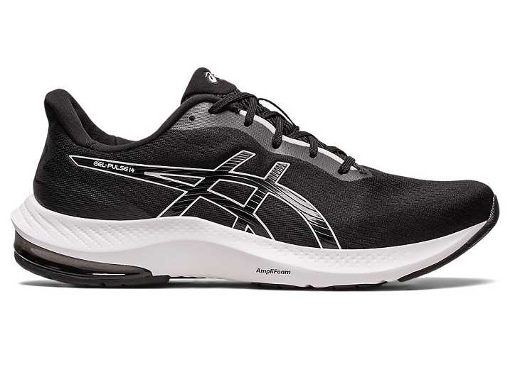 Asics GEL-PULSE 14 Moški Tekaški Čevlji Črne Bele | Slovenija-3475089