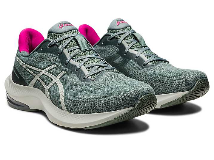 Asics GEL-PULSE 14 Ženske Tekaški Čevlji Sive Temno Zelene | Slovenija-6283049