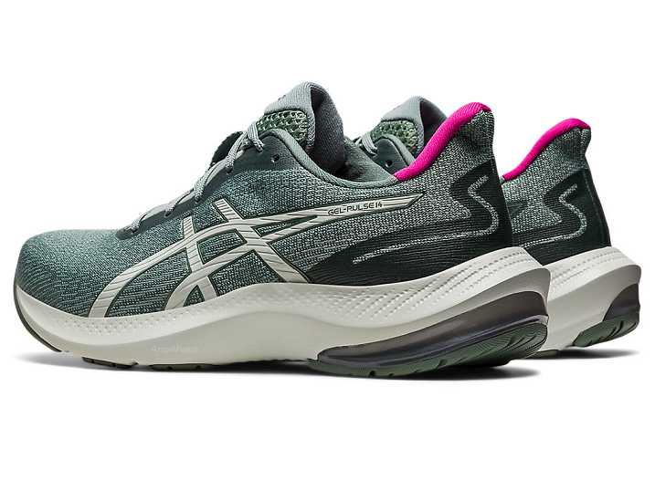 Asics GEL-PULSE 14 Ženske Tekaški Čevlji Sive Temno Zelene | Slovenija-6283049