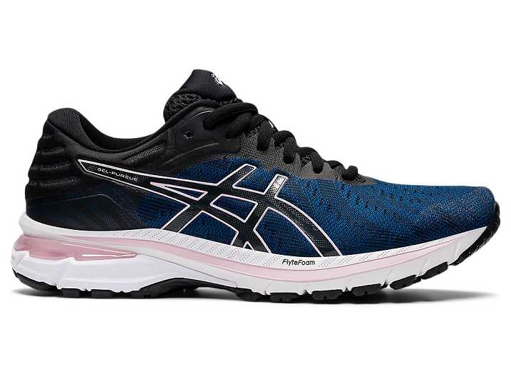 Asics GEL-PURSUE 7 Ženske Tekaški Čevlji Modre Črne | Slovenija-0387514