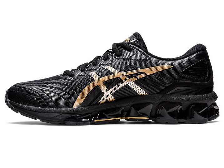 Asics GEL-QUANTUM 360 VII Ženske Superge Črne Zlate | Slovenija-2849513