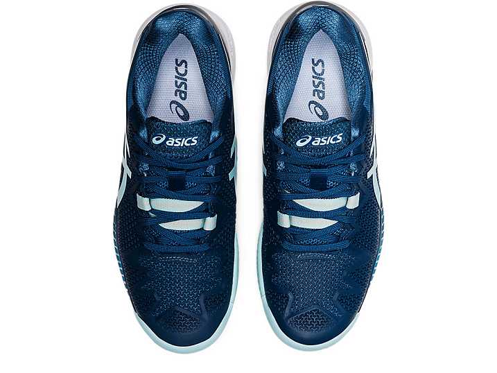 Asics GEL-RESOLUTION 8 CLAY Ženske Teniški Copati Svetlo Modre | Slovenija-3062915