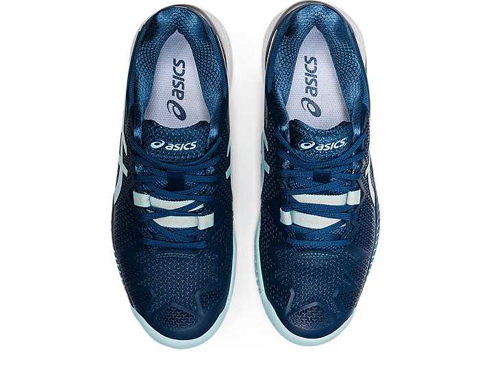 Asics GEL-RESOLUTION 8 WIDE Ženske Teniški Copati Svetlo Modre | Slovenija-2084563