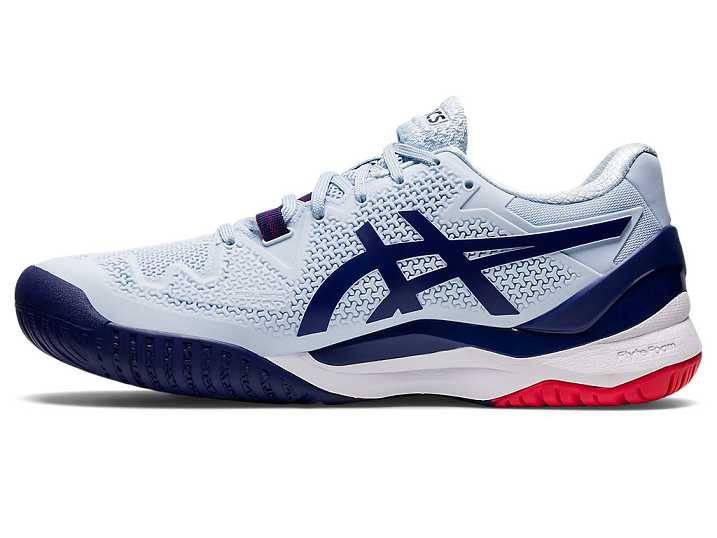 Asics GEL-RESOLUTION 8 WIDE Ženske Teniški Copati Svetlo Modre Modre | Slovenija-6093718