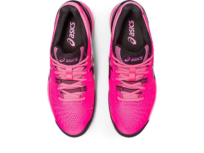 Asics GEL-RESOLUTION 9 Moški Teniški Copati Roza Črne | Slovenija-9251487