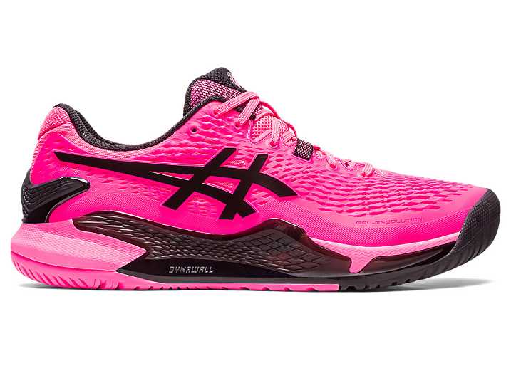 Asics GEL-RESOLUTION 9 Moški Teniški Copati Roza Črne | Slovenija-9251487