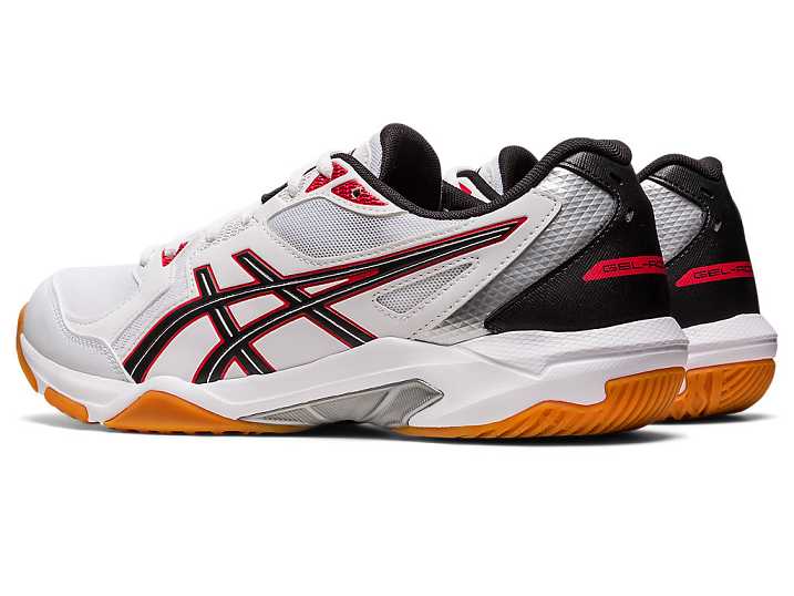 Asics GEL-ROCKET 10 Moški Odbojkarski Čevlji Bele Rdeče | Slovenija-2958140