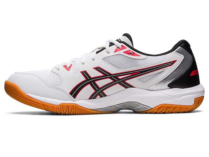 Asics GEL-ROCKET 10 Moški Odbojkarski Čevlji Bele Rdeče | Slovenija-2958140