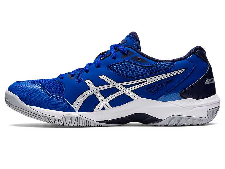 Asics GEL-ROCKET 10 Moški Odbojkarski Čevlji Modre Srebrne | Slovenija-3519276