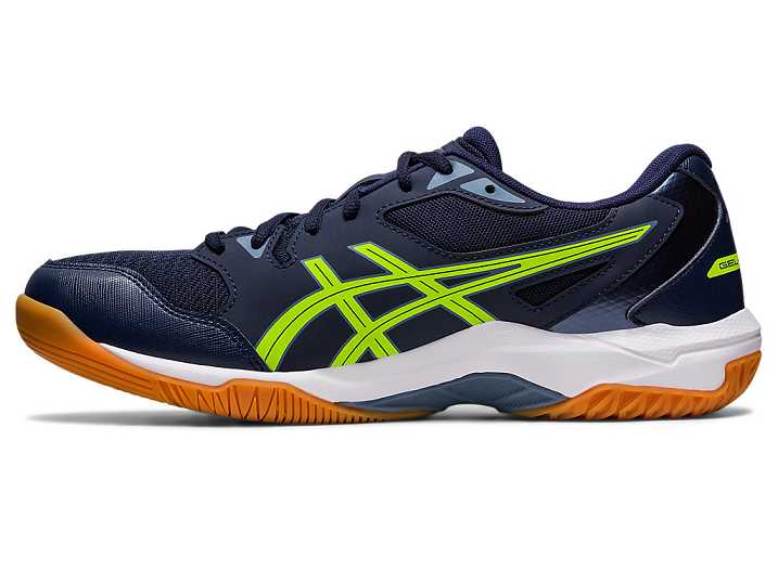 Asics GEL-ROCKET 10 Moški Odbojkarski Čevlji Temno Modre Zelene | Slovenija-4795280