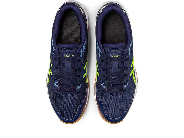 Asics GEL-ROCKET 10 Moški Odbojkarski Čevlji Temno Modre Zelene | Slovenija-4795280