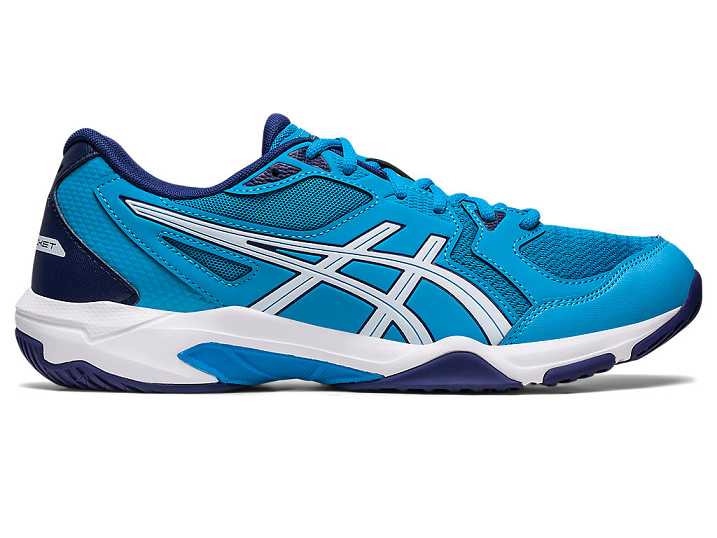 Asics GEL-ROCKET 10 Moški Odbojkarski Čevlji Modre Bele | Slovenija-5281347