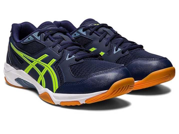 Asics GEL-ROCKET 10 WIDE Moški Odbojkarski Čevlji Temno Modre Zelene | Slovenija-4518029