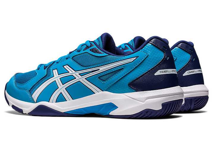 Asics GEL-ROCKET 10 WIDE Moški Odbojkarski Čevlji Modre Bele | Slovenija-5294837