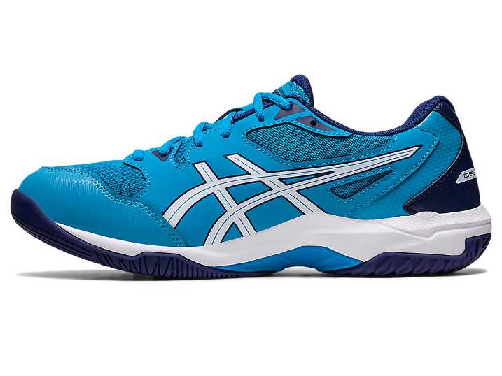 Asics GEL-ROCKET 10 WIDE Moški Odbojkarski Čevlji Modre Bele | Slovenija-5294837