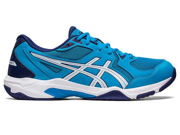 Asics GEL-ROCKET 10 WIDE Moški Odbojkarski Čevlji Modre Bele | Slovenija-5294837