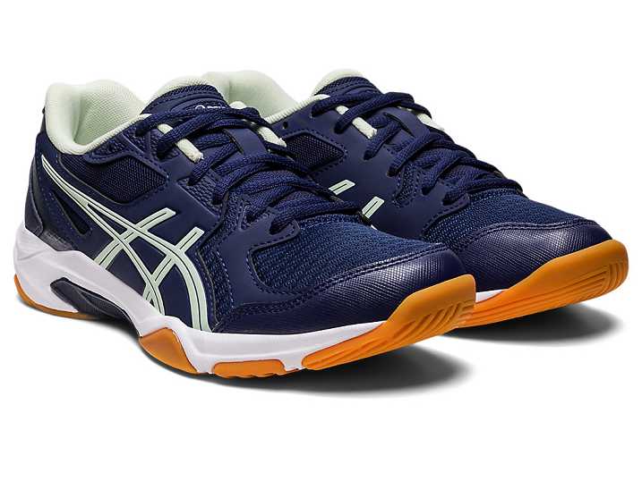 Asics GEL-ROCKET 10 Ženske Odbojkarski Čevlji Temno Modre Zelene | Slovenija-2941835