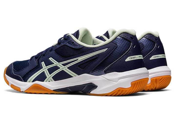 Asics GEL-ROCKET 10 Ženske Odbojkarski Čevlji Temno Modre Zelene | Slovenija-2941835