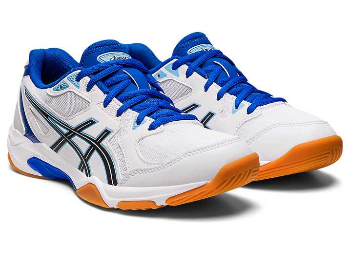 Asics GEL-ROCKET 10 Ženske Odbojkarski Čevlji Bele Modre | Slovenija-4271589