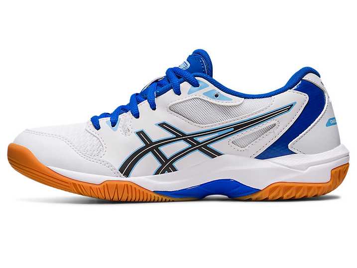 Asics GEL-ROCKET 10 Ženske Odbojkarski Čevlji Bele Modre | Slovenija-4271589