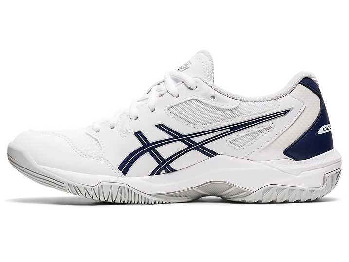 Asics GEL-ROCKET 10 Ženske Odbojkarski Čevlji Bele Temno Modre | Slovenija-4356927