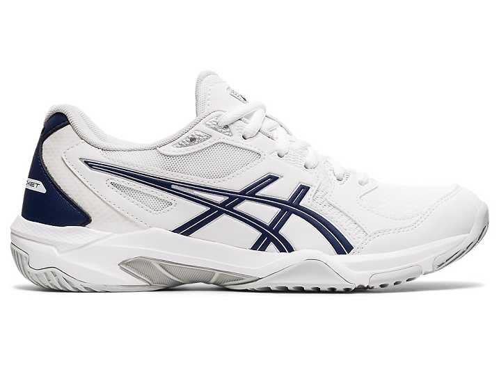 Asics GEL-ROCKET 10 Ženske Odbojkarski Čevlji Bele Temno Modre | Slovenija-4356927