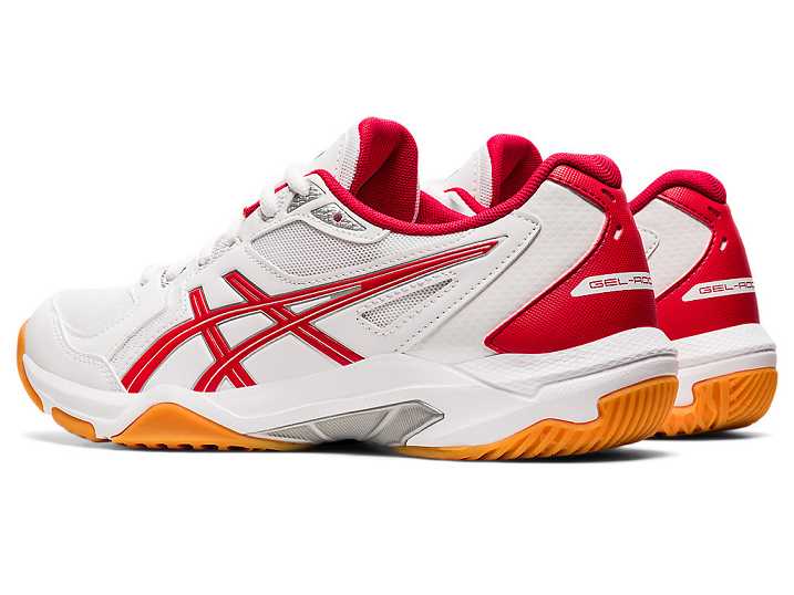 Asics GEL-ROCKET 10 Ženske Odbojkarski Čevlji Bele Rdeče | Slovenija-6519427