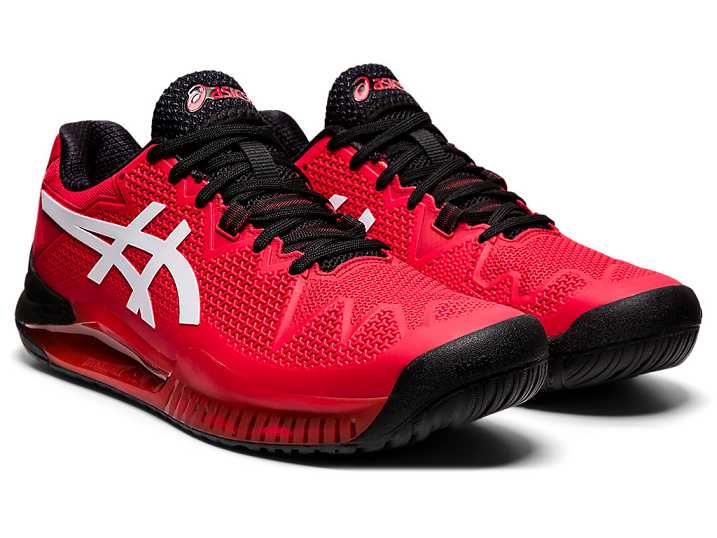 Asics GEL-Resolution 8 Moški Teniški Copati Rdeče Bele | Slovenija-6541289