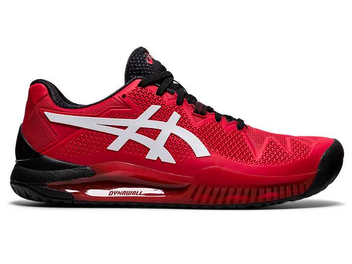 Asics GEL-Resolution 8 Moški Teniški Copati Rdeče Bele | Slovenija-6541289