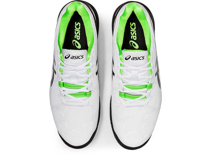 Asics GEL-Resolution 8 Moški Teniški Copati Bele Zelene | Slovenija-9702164